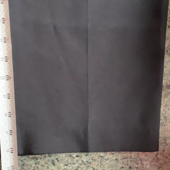 Donnkenny Black Straight Leg Pants Elastic Waist Women 18 Polyester - Picture 5 of 6